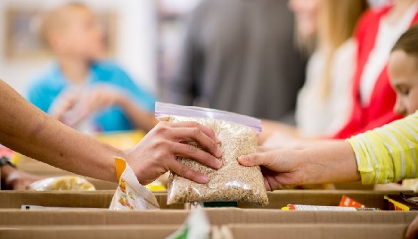 Charity for those in need for the New Year and Christmas